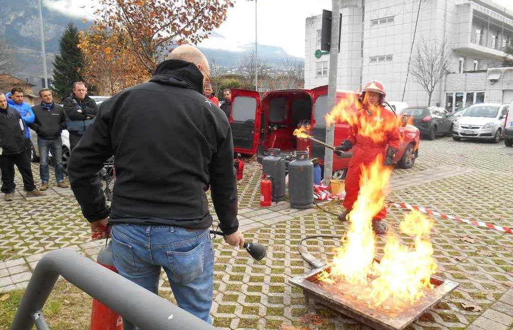 Corso antincendio Fiavè 2018