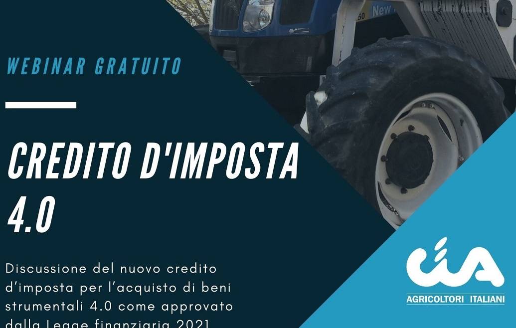 webinar gratuito CREDITO D’IMPOSTA 4.0