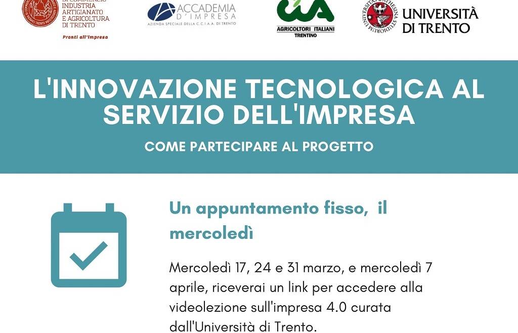 Webinar L’innovazione tecnologica al servizio dell’impresa