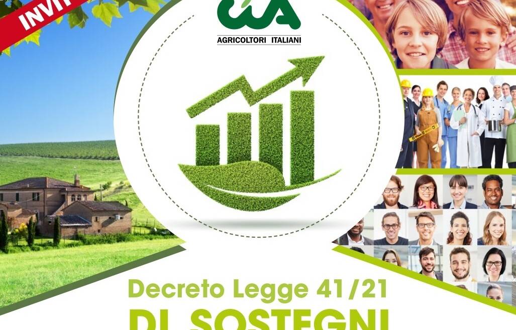 Dl Sostegni. Webinar gratuito sulle misure di intervento per il mondo agricolo e non solo