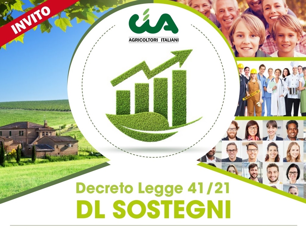 Dl Sostegni. Webinar gratuito sulle misure di intervento per il mondo agricolo e non solo
