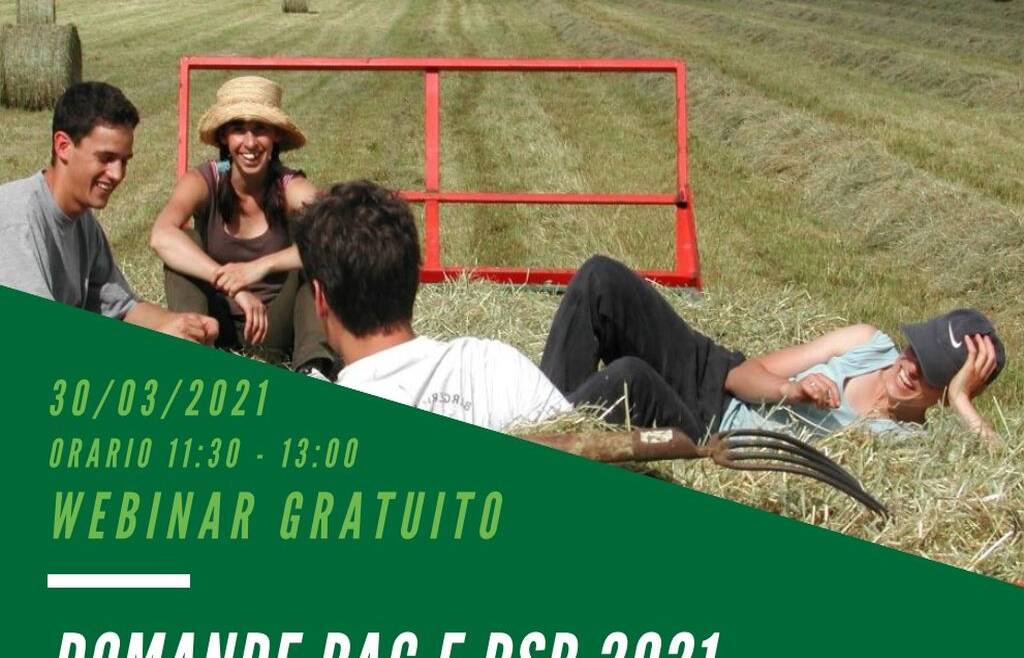 Webinar gratuito DOMANDE PAC E PSR 2021