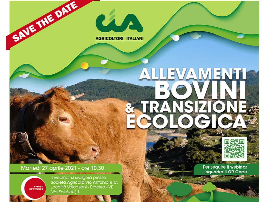 Webinar Allevamenti bovini e transizione ecologica