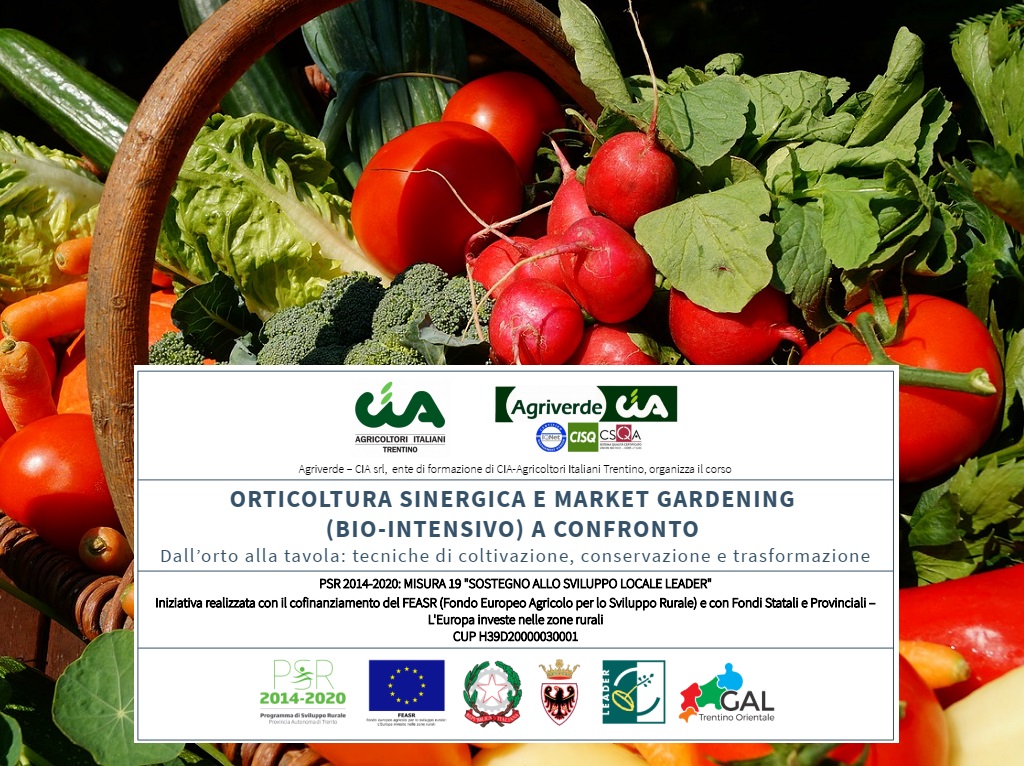 corso Orticoltura sinergica e market gardening (bio-intensivo)  a confronto