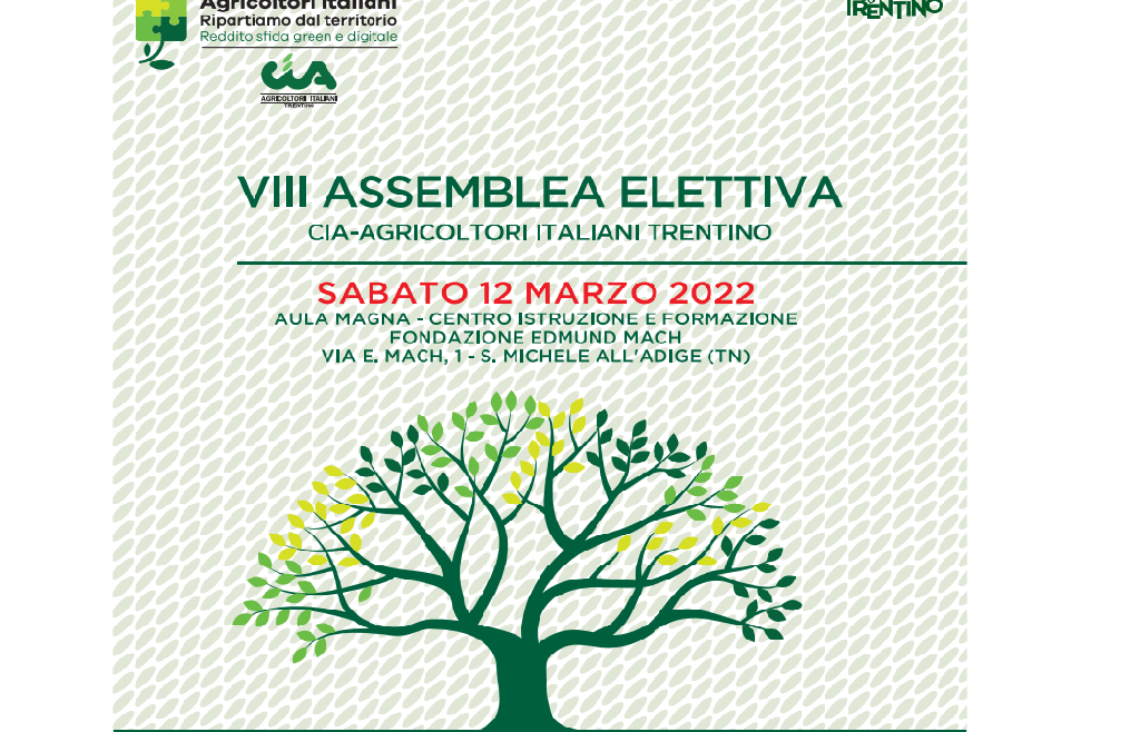 8° Assemblea elettiva CIA Trentino