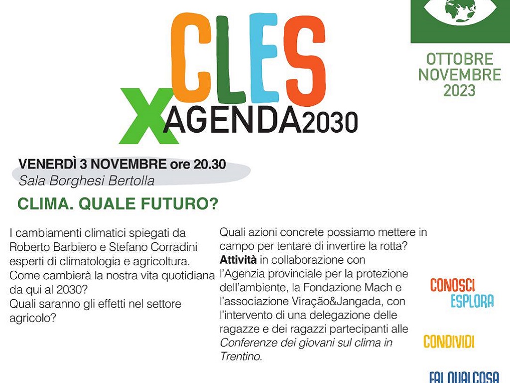 incontro “CLIMA. QUALE FUTURO?”
