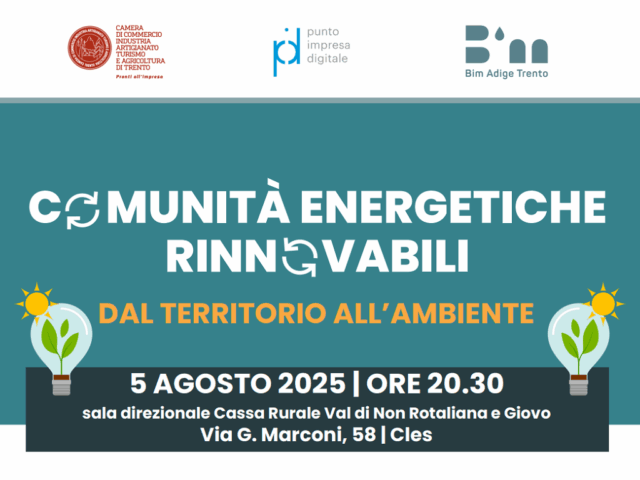 Comunità energetiche per il territorio: incontro pubblico