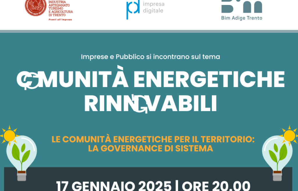 Comunità energetiche per il territorio: incontro pubblico
