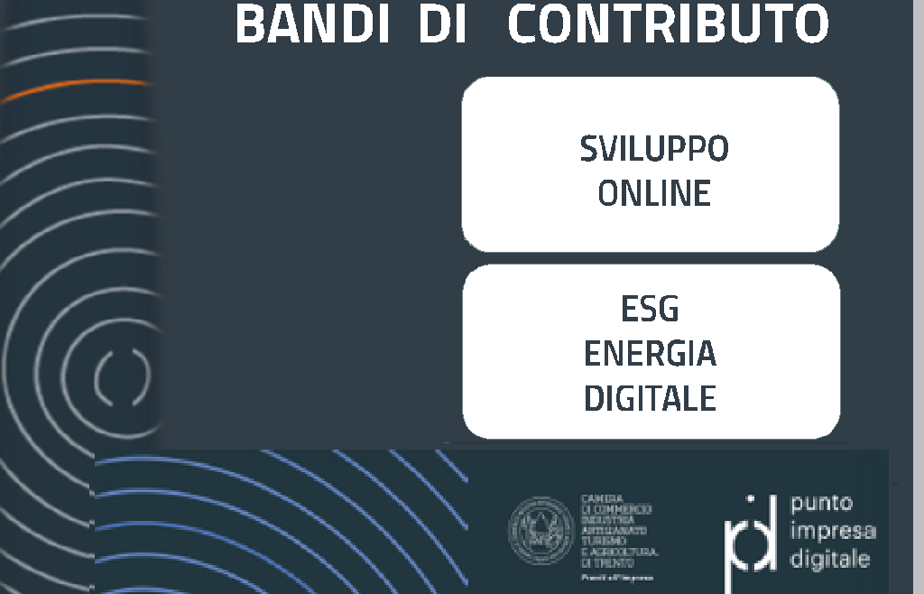 Bandi di contributo della Camera di Commercio di Trento