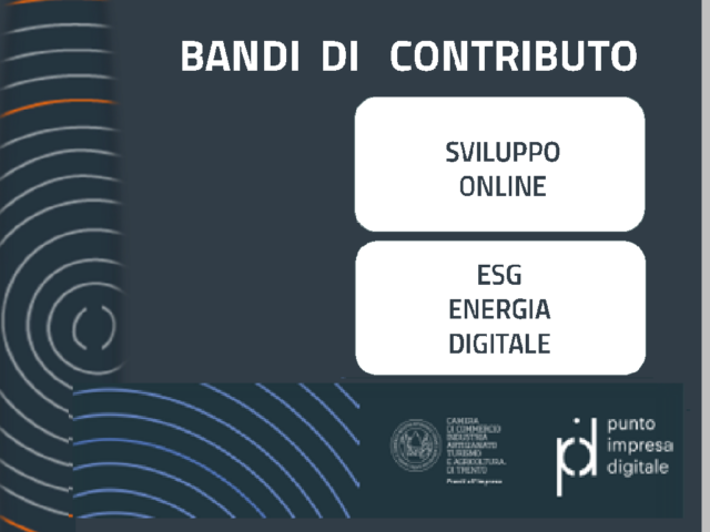 Bandi di contributo della Camera di Commercio di Trento