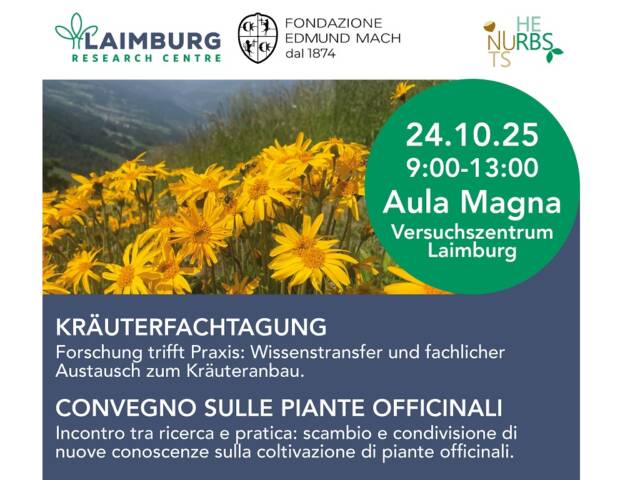 LAIMBURG: CONVEGNO SULLE PIANTE OFFICINALI