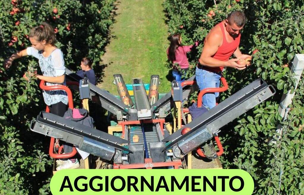 CORSO DI AGGIORNAMENTO PER LAVORATORI ADDETTI ALLA CONDUZIONE MACCHINA AGRICOLA RACCOGLIFRUTTA