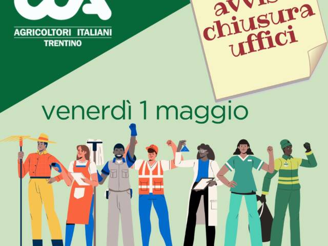 Chiusure uffici CIA del Trentino