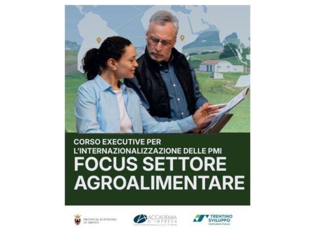 Corso Executive per l’internazionalizzazione – settore Agroalimentare