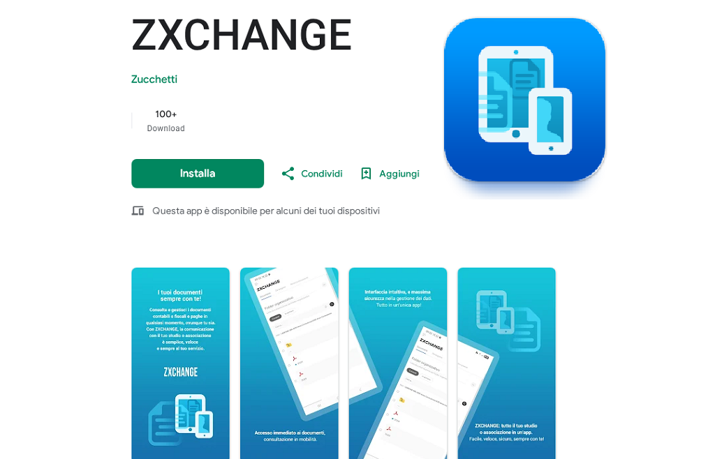 Nuova app Zucchetti: nasce ZXchange