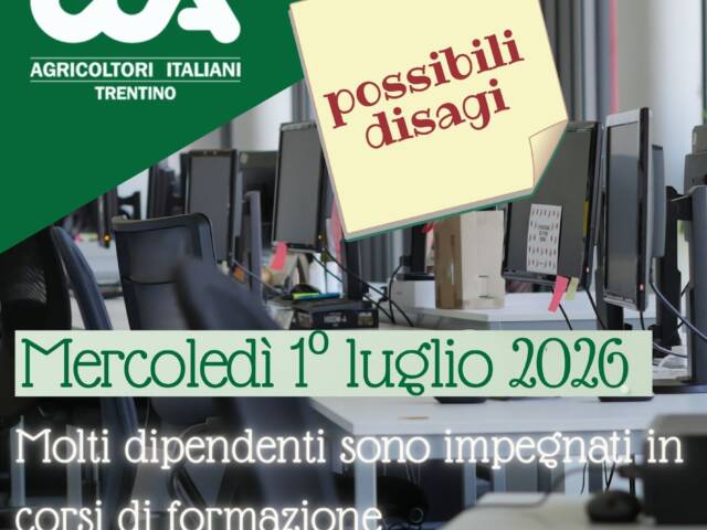 Avviso ai soci e clienti: possibili disagi di servizio